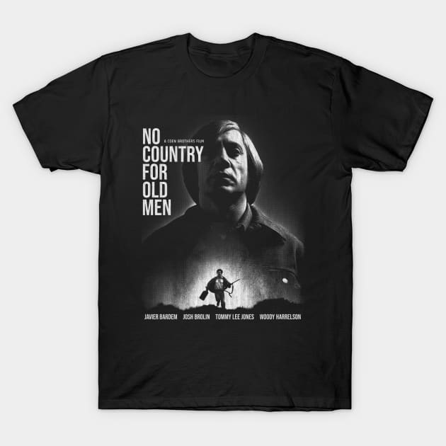 No Country For Old Men, Anton Chigurh, Cormac McCarthy T-Shirt by StayTruePonyboy